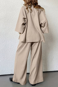 DALISSA – Plus Size Wide-Leg Linen Comfort Co-Ord