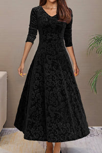 Stella Harper - Velvet Swing Maxi Dress