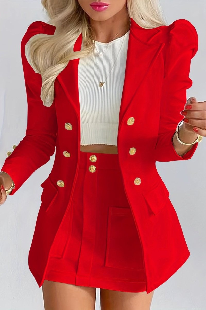 Fara – Sleek Business Casual Suit with Minimalist Profile