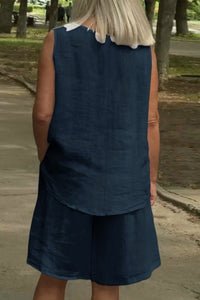 GIADA – Women’s Modern Linen Summer Outfit Set