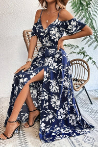 Avery Bloom - Floral Cold Shoulder Maxi Dress