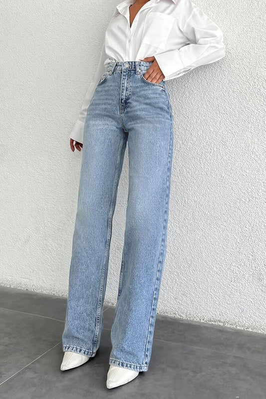 KALLIE – Vintage Stretch Slim Straight Jeans