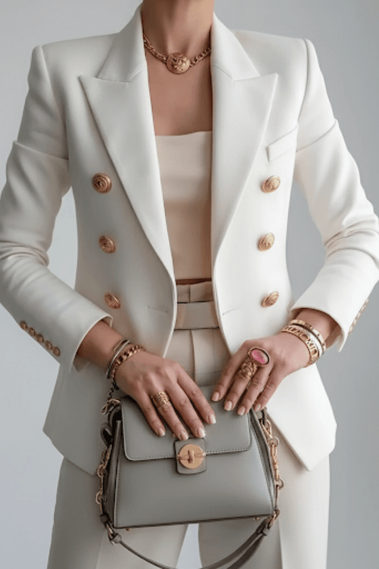 Zola – Sleek Tailored Blazer with Breathable Lining