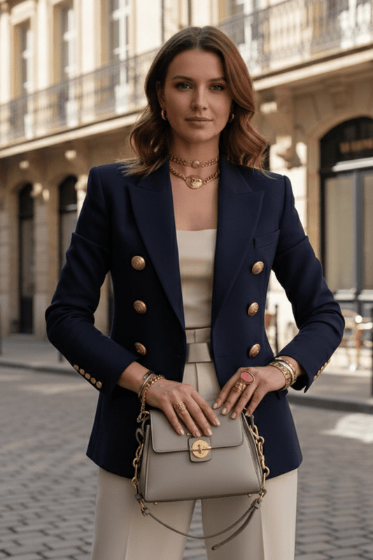 Zola – Sleek Tailored Blazer with Breathable Lining