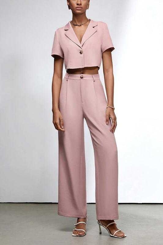 BRIAR – Tailored Lapel Top & Flowing Pants
