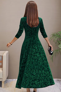 Stella Harper - Velvet Swing Maxi Dress