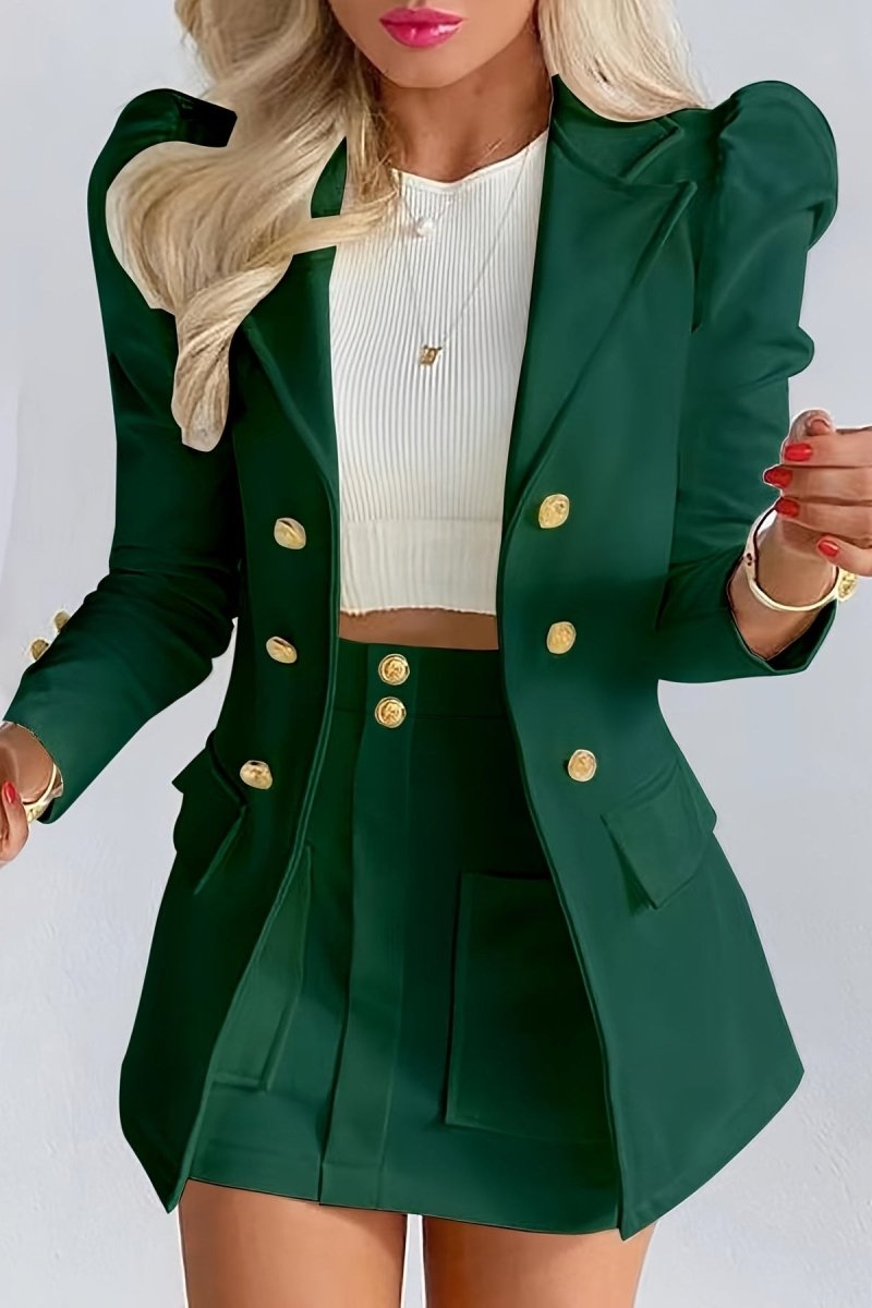 Fara – Sleek Business Casual Suit with Minimalist Profile