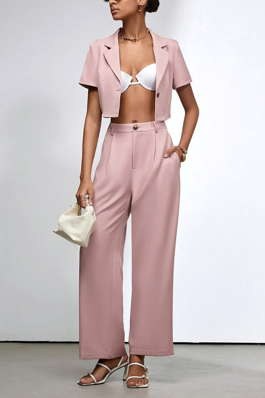 BRIAR – Tailored Lapel Top & Flowing Pants