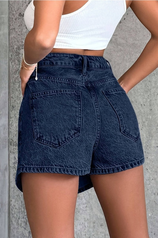 KAZLYNNA – Limited Edition Washed Denim Skort